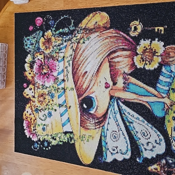 Completed Diamond Painting Size 50x70 cm Drawing by Sherri Baldy - Picture 2 of 3